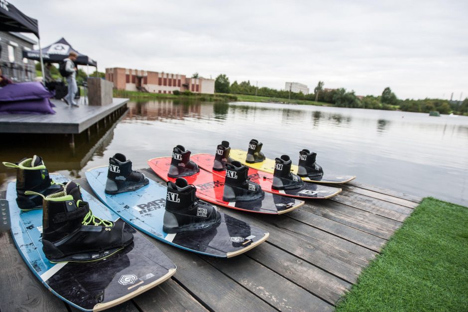 Naują vandenlenčių parką išbandė ir čempionas