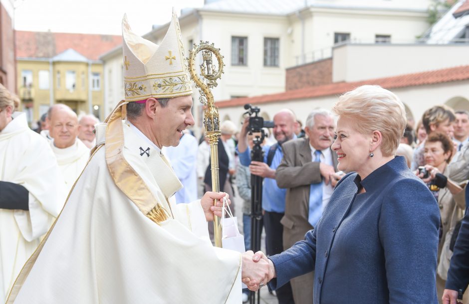 Prezidentė tikisi, kad naujasis arkivyskupas bus progresyvus