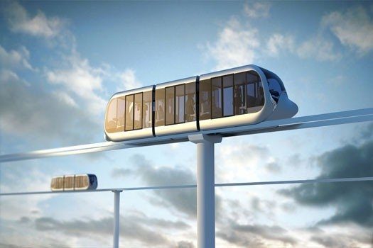 „Rail Skyway Systems Ltd“ Lietuvai siūlo oru skriejančio traukinio projektą