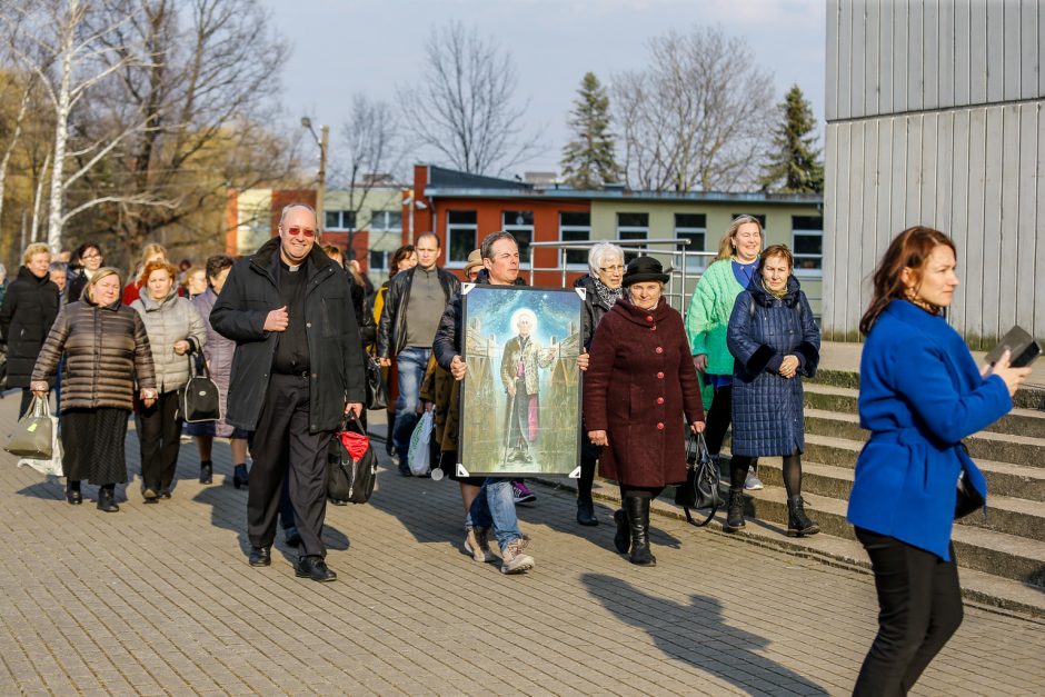 Į Klaipėdą atgabentos palaimintojo arkivyskupo relikvijos