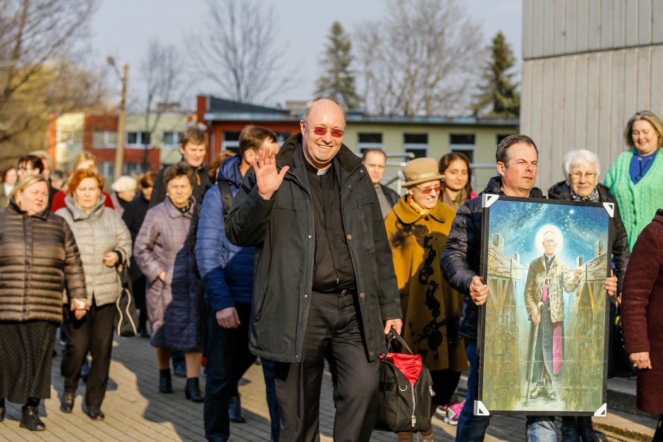 Į Klaipėdą atgabentos palaimintojo arkivyskupo relikvijos