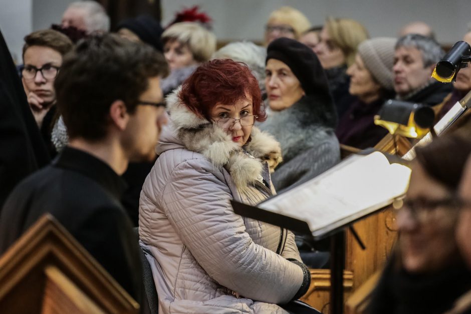 Sausio 13-osios proga bažnyčią užliejo galinga J. Brahmso muzika