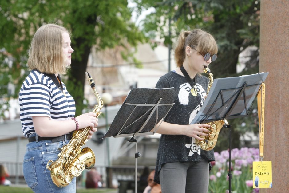 Klaipėdoje muzikos garsai liejasi laisvai