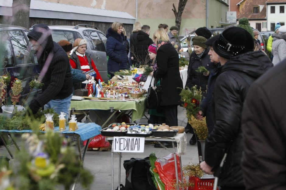 Klaipėdiečiai skubėjo į Verbų sekmadienio pamaldas