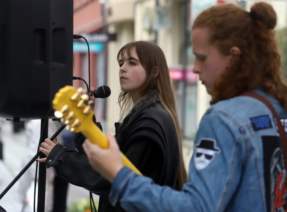 Laisvės alėja šeštadienį atiduota gatvės muzikantams 