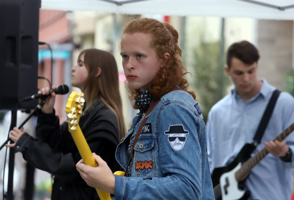 Laisvės alėja šeštadienį atiduota gatvės muzikantams 