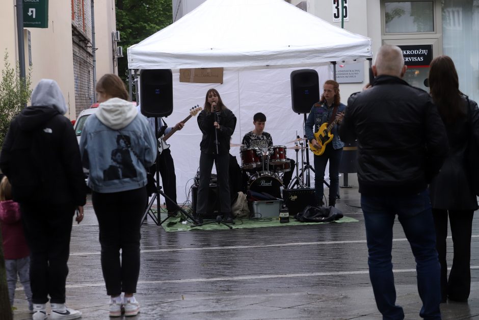 Laisvės alėja šeštadienį atiduota gatvės muzikantams 