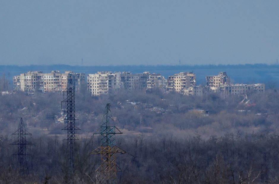 Avdijivkos kryptis: Ukrainos pajėgos atmušė penkias priešo atakas ir įsitvirtino naujose pozicijose