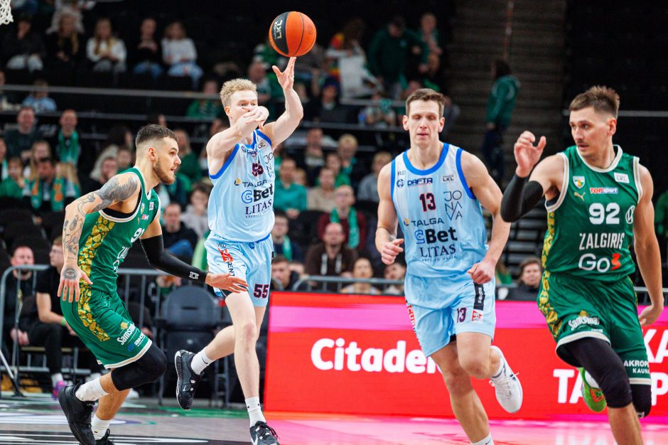 LKL pusfinalyje – Kauno „Žalgiris“ ir Jonavos „CBet“