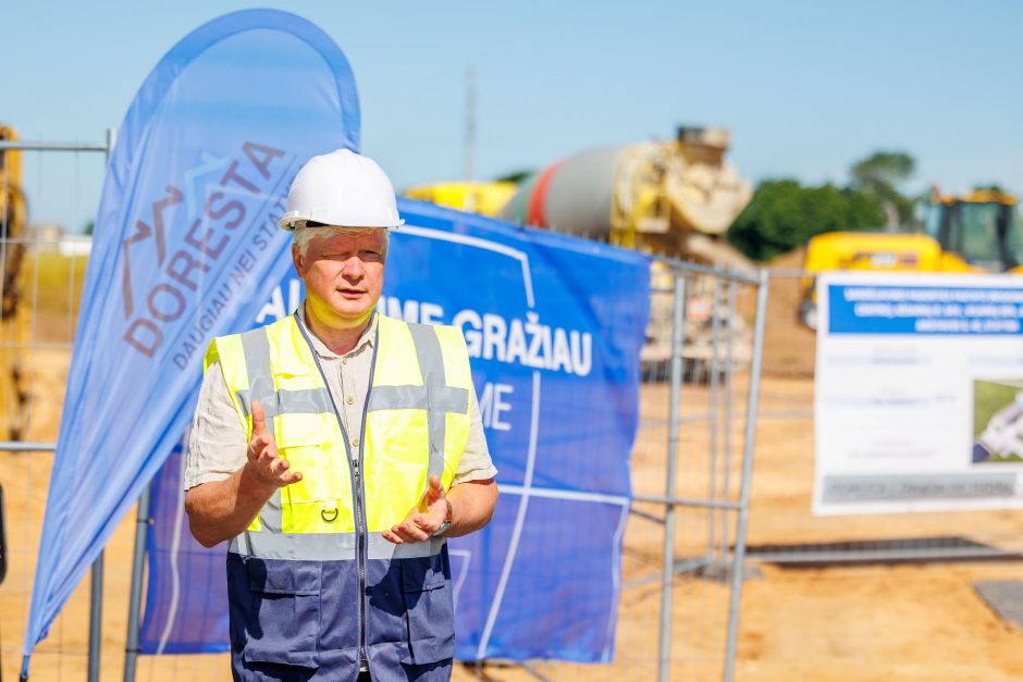 Kėdainių rajone pradėtas statyti pirmasis žemės ūkio produkcijos logistikos centras