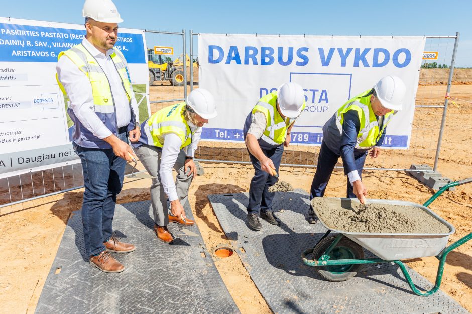 Kėdainių rajone pradėtas statyti pirmasis žemės ūkio produkcijos logistikos centras