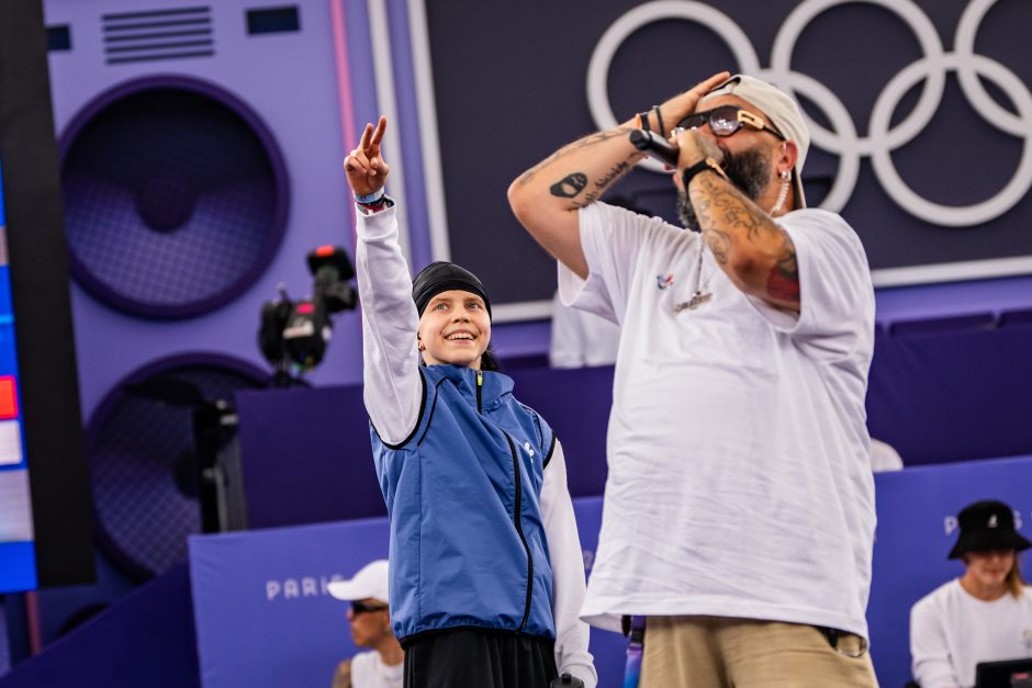 Breiko šokėja D. Banevič olimpinėse žaidynėse iškovojo sidabro medalį