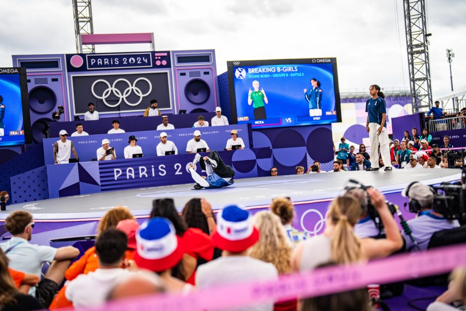 Breiko šokėja D. Banevič olimpinėse žaidynėse iškovojo sidabro medalį