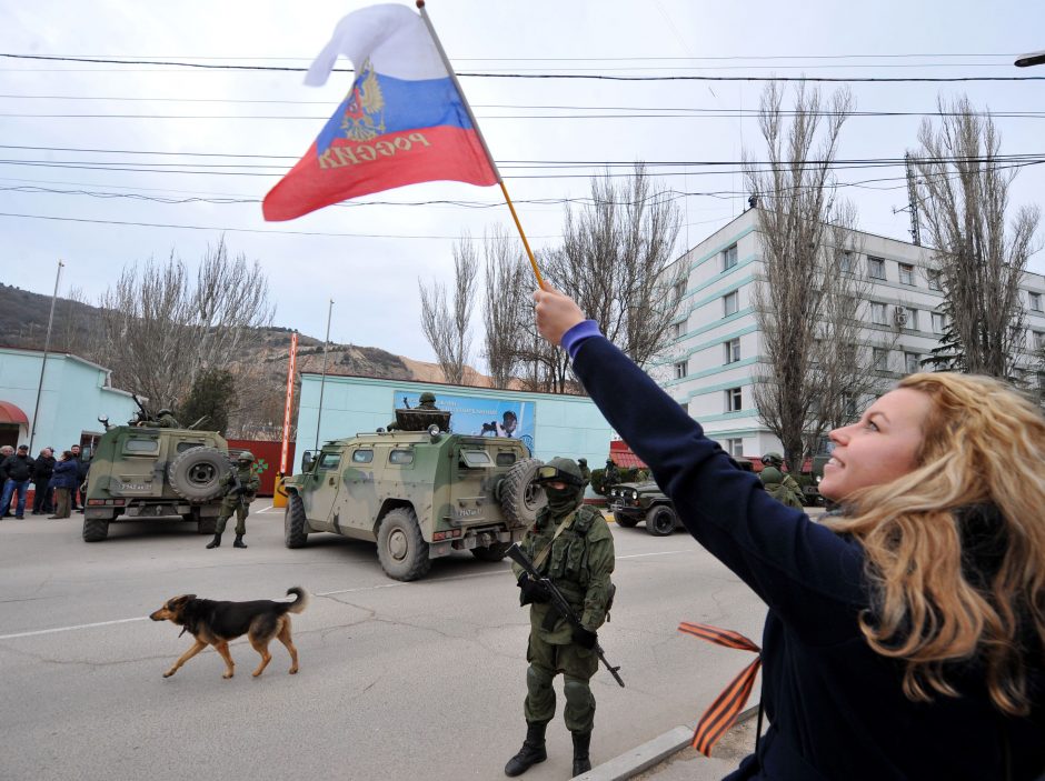 Sevastopolyje baiminamasi Kijevo ir reiškiama meilė V.Putinui 