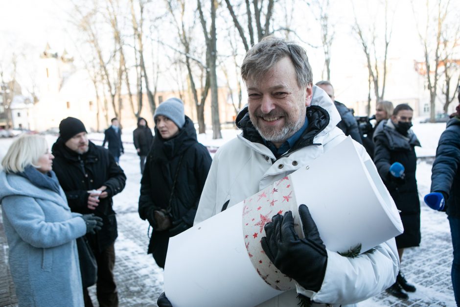 Ž. Savickas apie peticijos įteikimą prezidentui: tai buvo svarbiausias kažkokio svorio nešimas