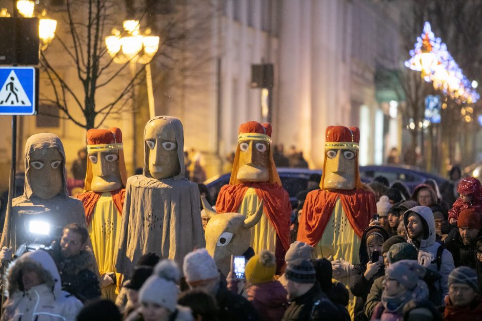 Vilniuje didįjį švenčių šurmulį išlydės Trys Karaliai