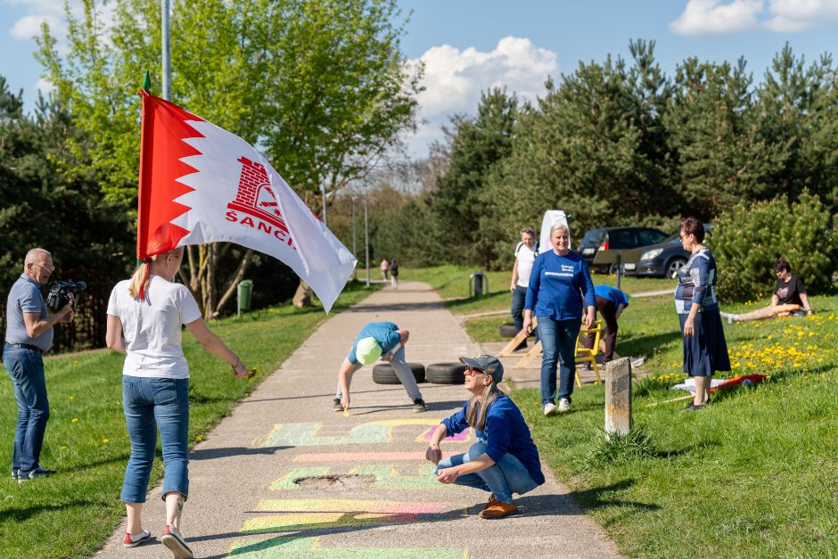 Naujos gatvės tiesimui nepritariantys Žemųjų Šančių gyventojai paminėjo protesto akcijos penkmetį