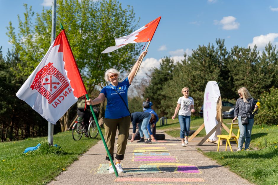 Naujos gatvės tiesimui nepritariantys Žemųjų Šančių gyventojai paminėjo protesto akcijos penkmetį