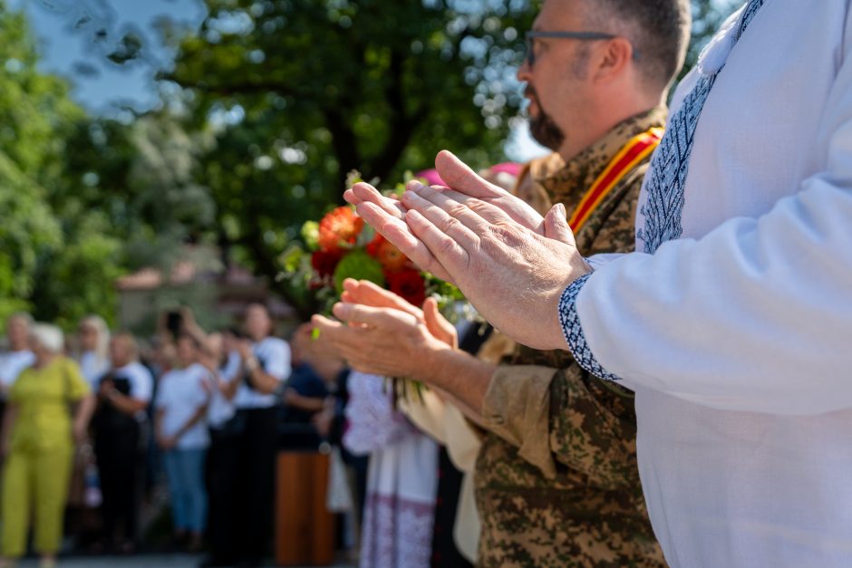 Dovana Kaunui: oficialiai atidengtas Aleksandro Jogailaičio paminklas 