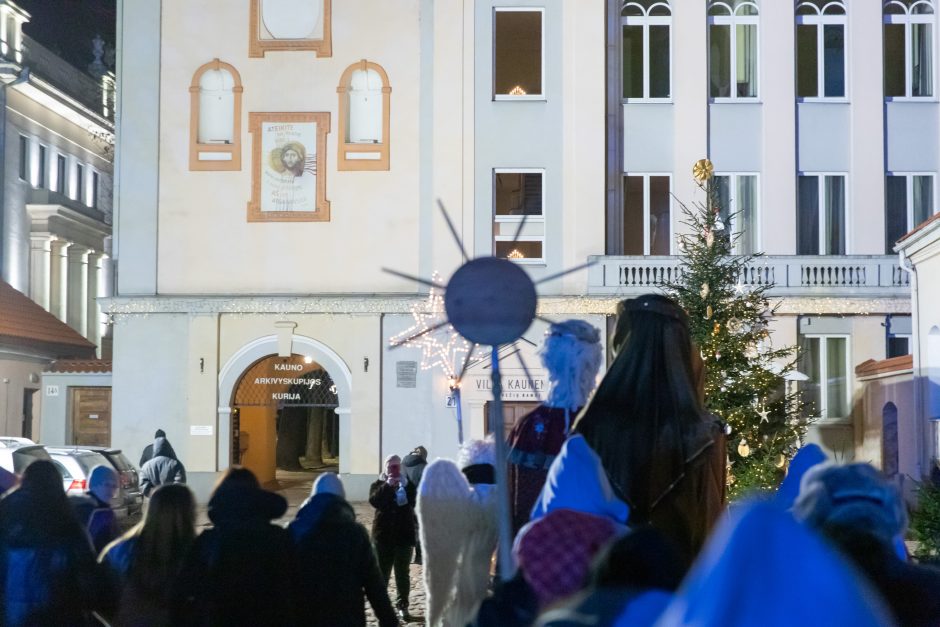 Kauno gatvėmis keliavo Trys Karaliai