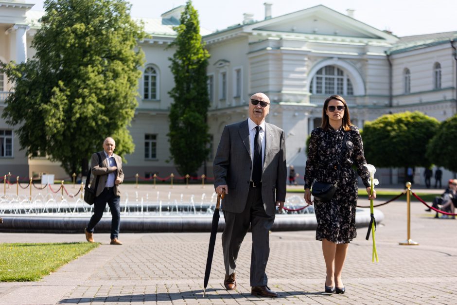 G. Nausėda: A. Adamkienė Lietuvai dovanojo eleganciją, pagarbą, labdarystės tradicijas