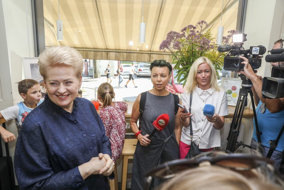 D. Grybauskaitė Biržuose pažėrė kritikos buvusiai valdžiai