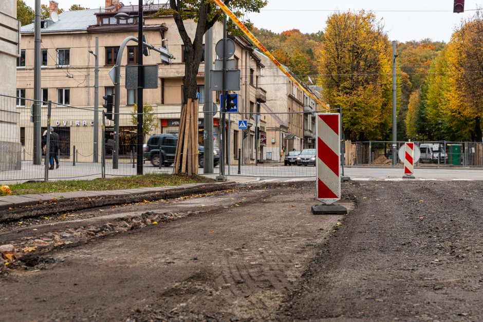 Laisvės alėjoje atsivėrė istorinis grindinys