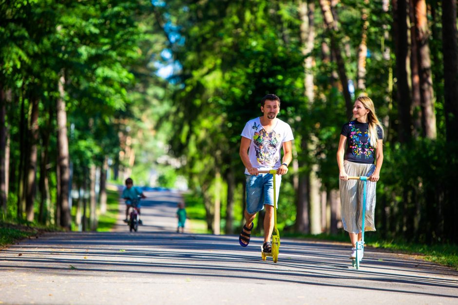 Pavasaris pakaunėje paberia gausų būrį aktyvaus laisvalaikio gryname ore mėgėjų