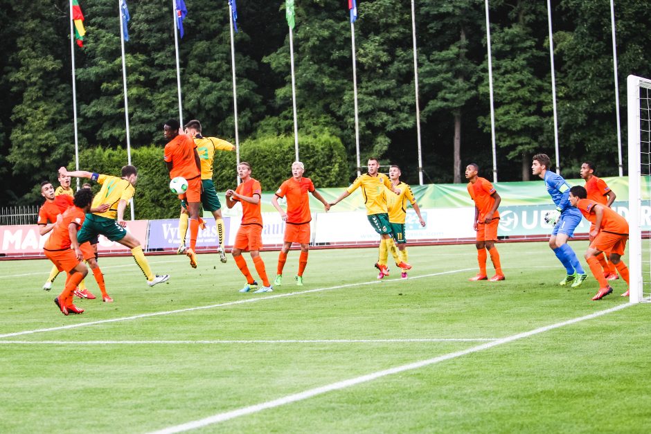 Europos U-19 futbolo čempionatas: Lietuva - Olandija