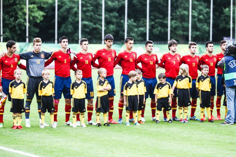 Europos U-19 futbolo čempionatas: Lietuva - Ispanija