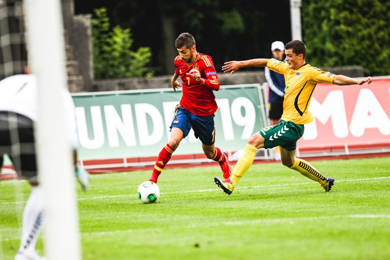 Europos U-19 futbolo čempionatas: Lietuva - Ispanija