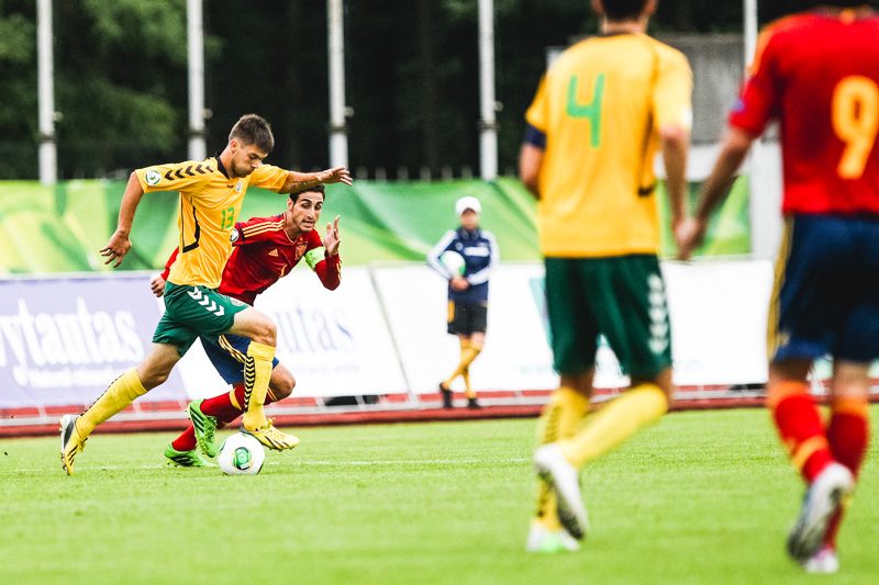 Europos U-19 futbolo čempionatas: Lietuva - Ispanija