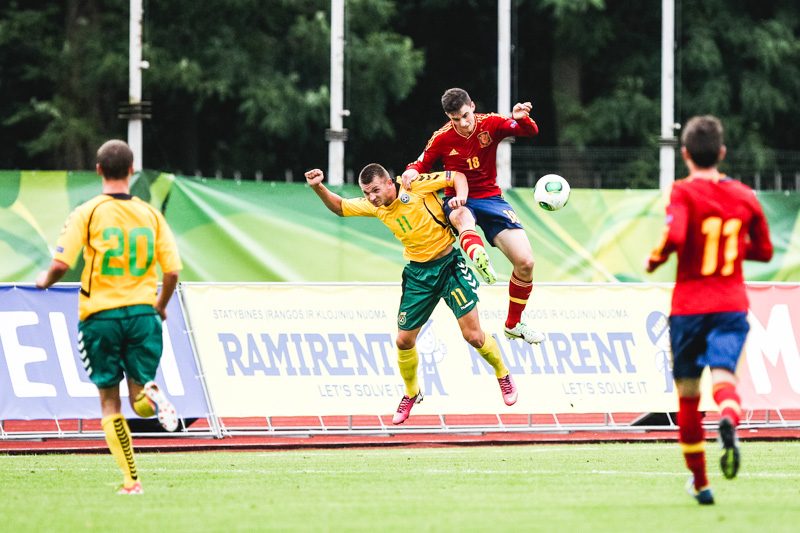 Europos U-19 futbolo čempionatas: Lietuva - Ispanija