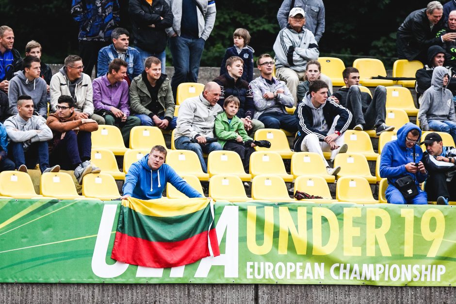 Europos U-19 futbolo čempionatas: Lietuva - Ispanija