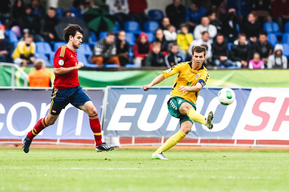 Europos U-19 futbolo čempionatas: Lietuva - Ispanija