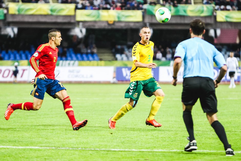 Europos U-19 futbolo čempionatas: Lietuva - Ispanija