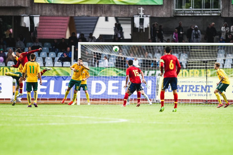 Europos U-19 futbolo čempionatas: Lietuva - Ispanija