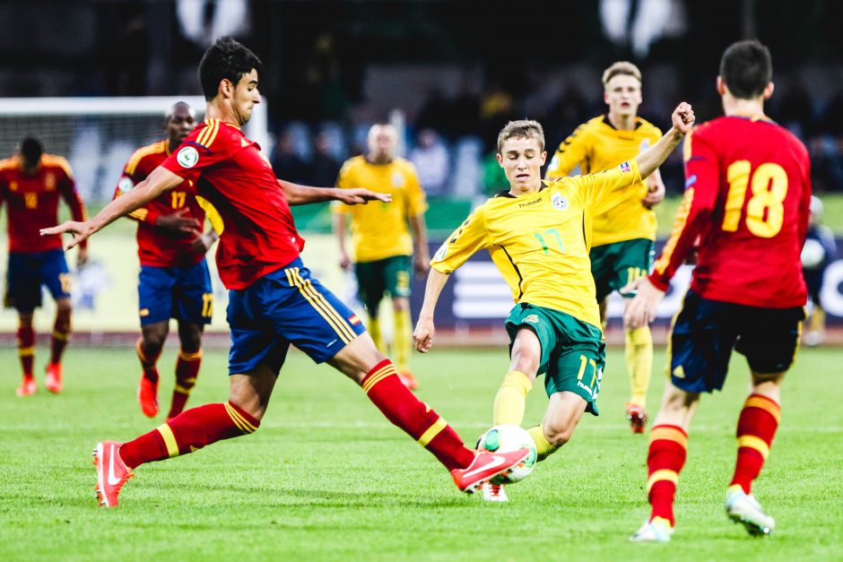 Europos U-19 futbolo čempionatas: Lietuva - Ispanija