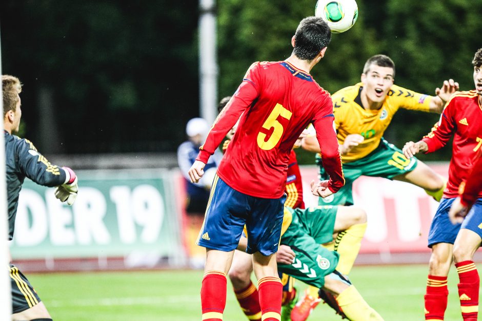 Europos U-19 futbolo čempionatas: Lietuva - Ispanija