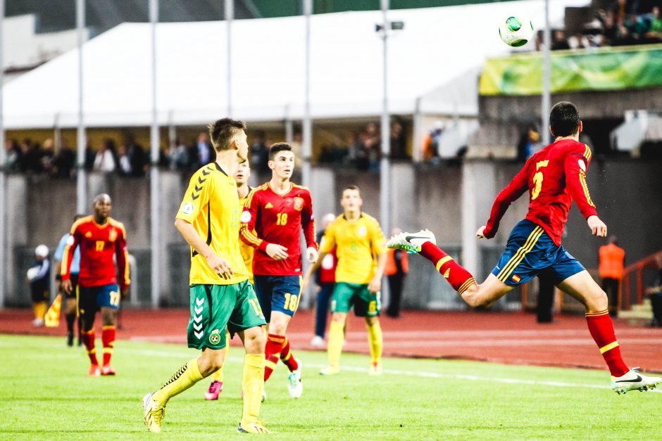 Europos U-19 futbolo čempionatas: Lietuva - Ispanija