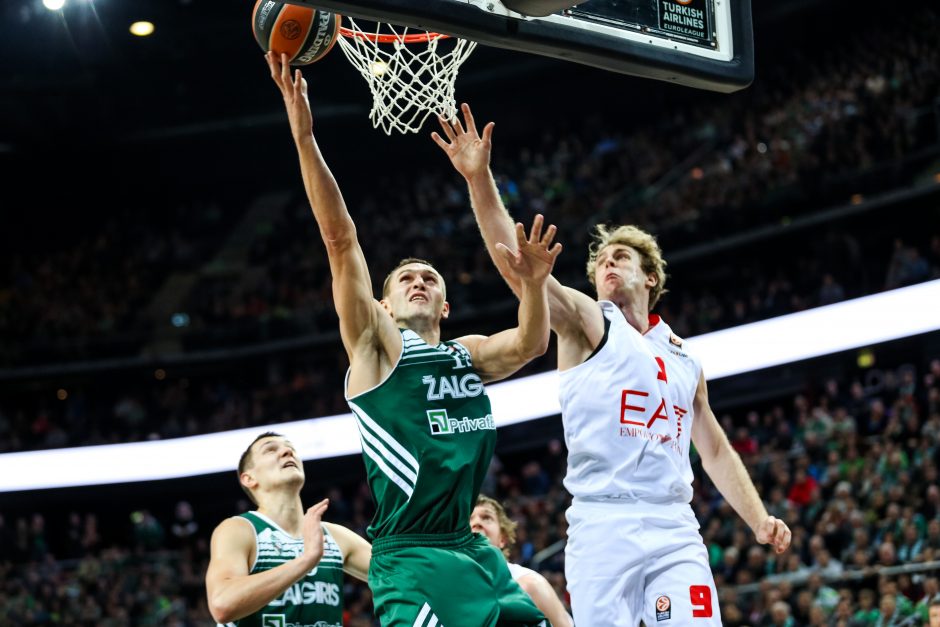 Kauno „Žalgiris“ – Milano „EA7 Emporio Armani“