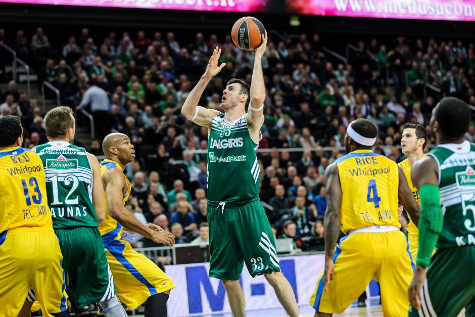 Eurolyga: Kauno „Žalgiris“ - Tel Avivo „Maccabi“