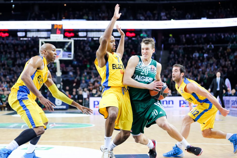 Eurolyga: Kauno „Žalgiris“ - Tel Avivo „Maccabi“