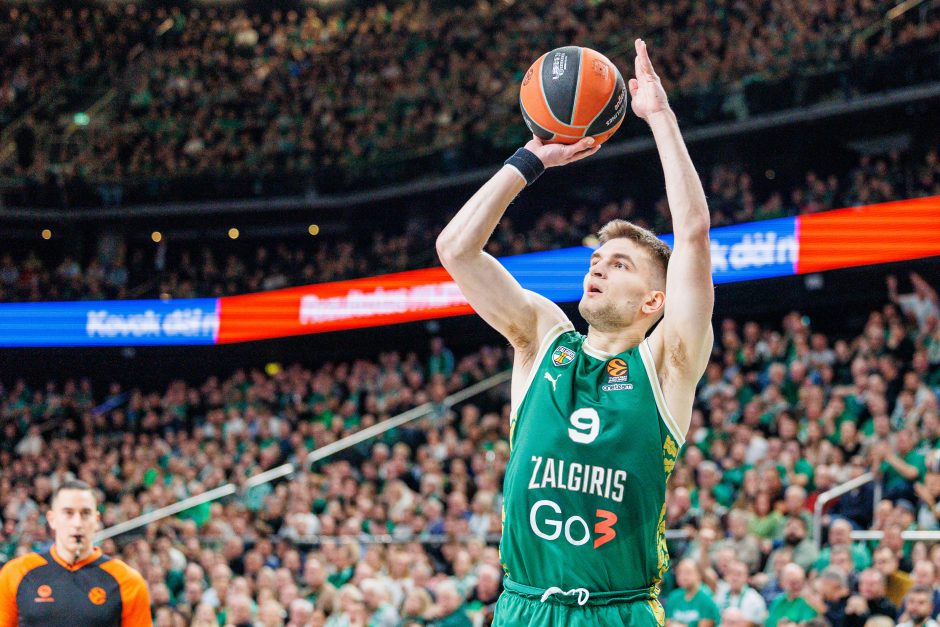 Eurolygos rungtynėse Kaune susitiko „Žalgiris“ ir Vitorijos „Baskonia“