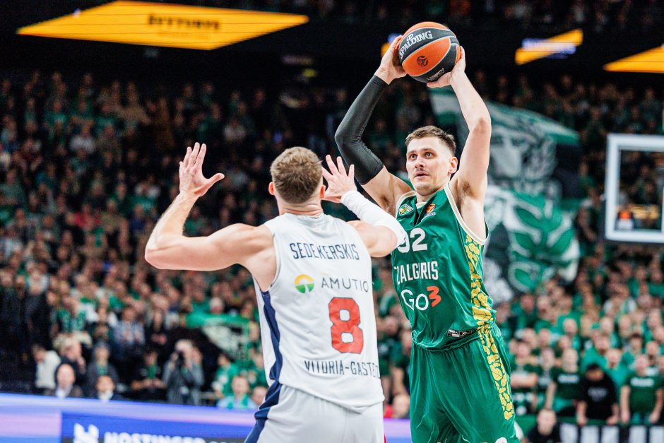 Eurolygos rungtynėse Kaune susitiko „Žalgiris“ ir Vitorijos „Baskonia“