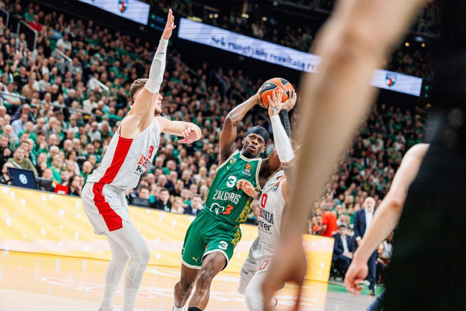 Eurolygos rungtynėse Kaune susitiko „Žalgiris“ ir Vitorijos „Baskonia“