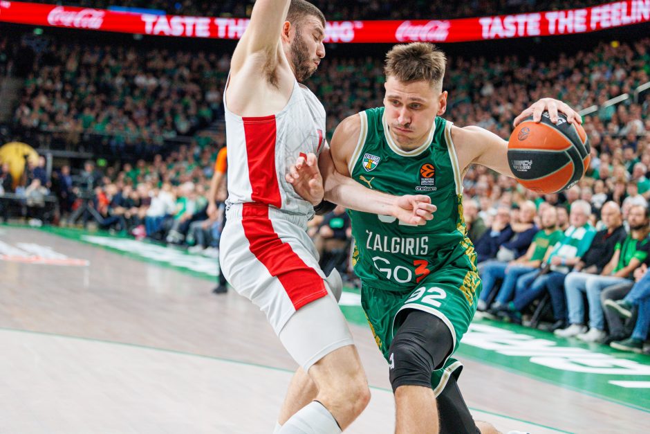 Eurolygos rungtynėse Kaune susitiko „Žalgiris“ ir Vitorijos „Baskonia“