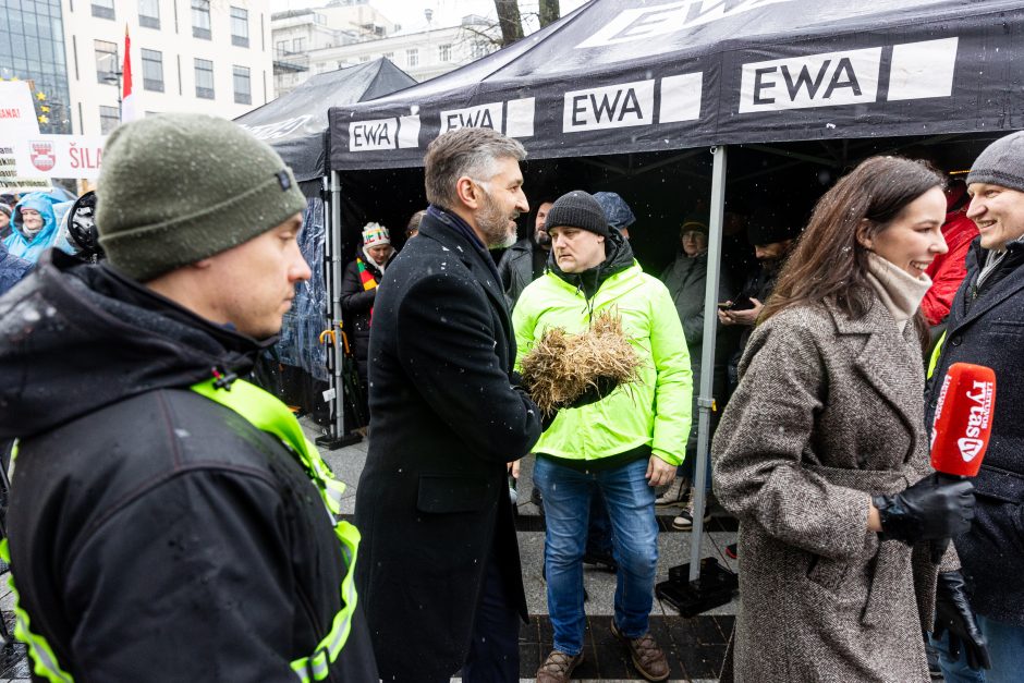 Premjerė: nėra iki galo teisinga sakyti, kad ūkininkų niekas negirdi