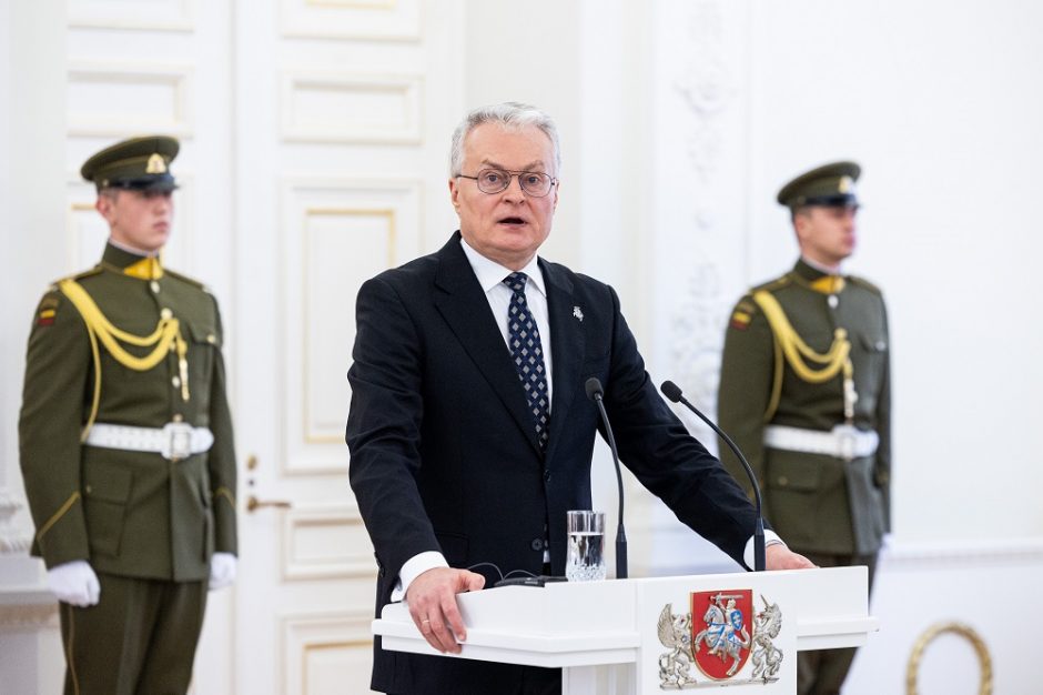 G. Nausėda ragina stiprinti sankcijas Rusijai ir Baltarusijai, panaudoti įšaldytą turtą