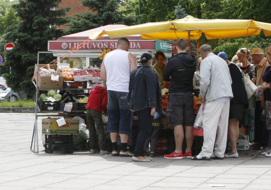 Lauko prekybai vaisiais ir daržovėmis uostamiestyje – 111 leidimų